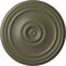 Ekena Millwork Reece Ceiling Medallion (Fits Canopies up to 6 3/4"), Hand-Painted Spartan Stone, 21"OD x 1 1/4"P CM21RESSF - alternate 1